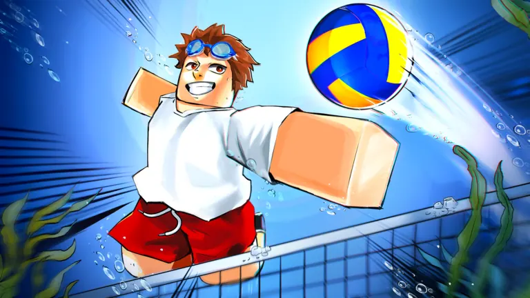 Volleyball Legends image showing an underwater style player